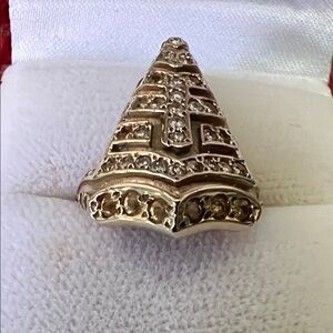 ERTE 14k and diamonds Women's Ring